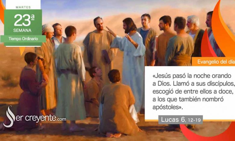 Photo of Evangelio del día 9 septiembre 2025 (Llamó a sus discípulos, a los que nombró apóstoles)