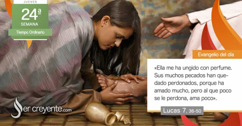 Photo of Evangelio del día 18 septiembre 2025 (Al que poco se le perdona, ama poco)