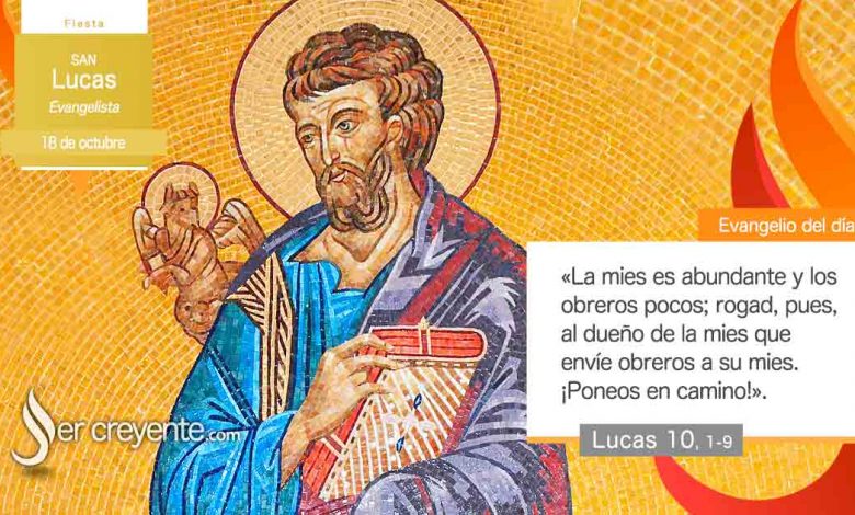 Photo of Evangelio del día 18 octubre 2025 (San Lucas, evangelista)