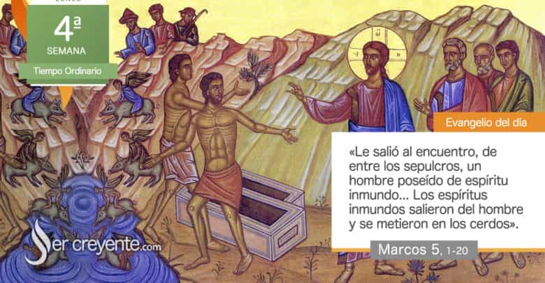 Photo of Evangelio del día 3 febrero 2025 (Le salió al encuentro un hombre poseído)