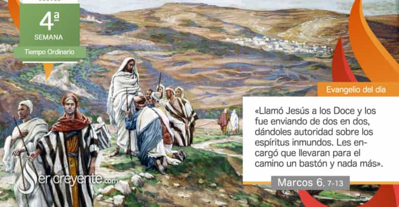 Photo of Evangelio del día 5 febrero 2026 (Llamó Jesús a los Doce y los envió)