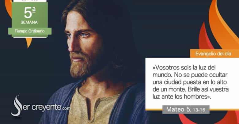 Photo of Evangelio del día 8 febrero 2026 (Brille así vuestra luz ante los hombres)