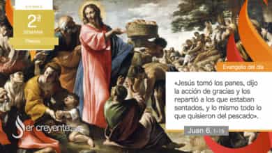 Photo of Evangelio del día 12 abril 2024 (Jesús tomó los panes y los repartió)