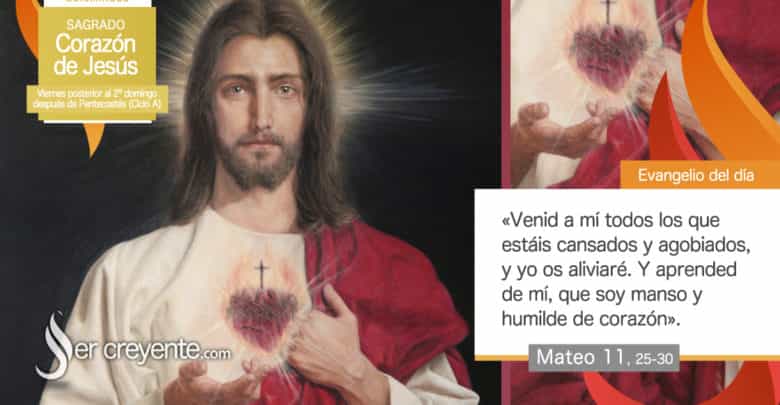 Photo of Evangelio del día 16 junio 2023 (Sagrado Corazón de Jesús)