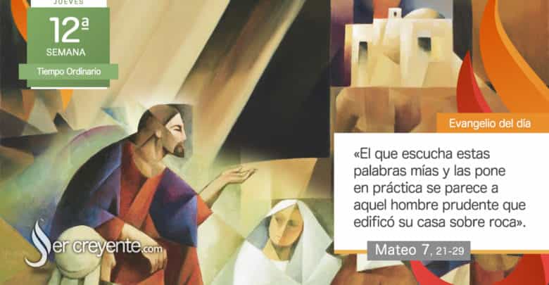 Photo of Evangelio del día 26 junio 2025 (Un hombre prudente edificó su casa sobre roca)