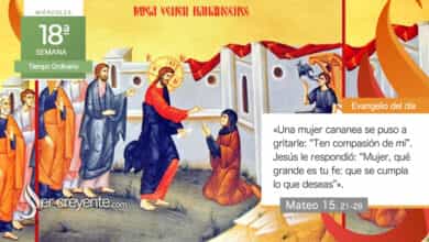 Photo of Evangelio del día 3 agosto 2022 (Mujer, qué grande es tu fe)