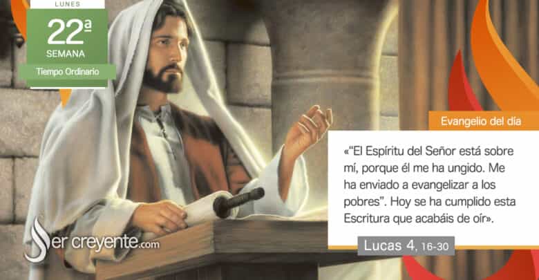 Photo of Evangelio del día 1 septiembre 2025 (El Espíritu del Señor está sobre mí)