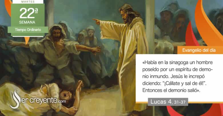 Photo of Evangelio del día 2 septiembre 2025 (El demonio salió sin hacerle daño)