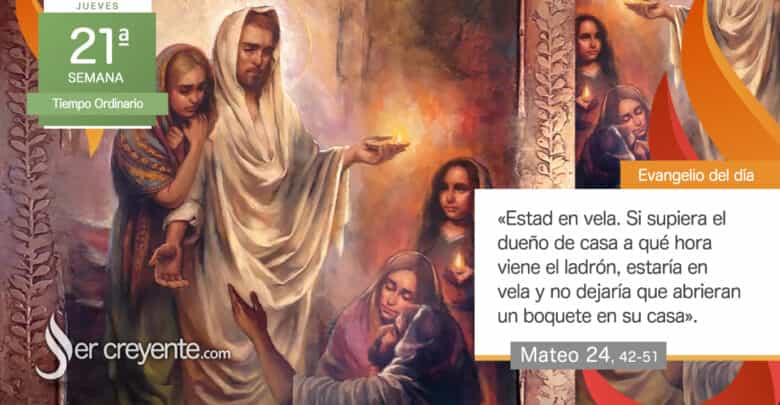 Photo of Evangelio del día 28 agosto 2025 (Estad en vela)