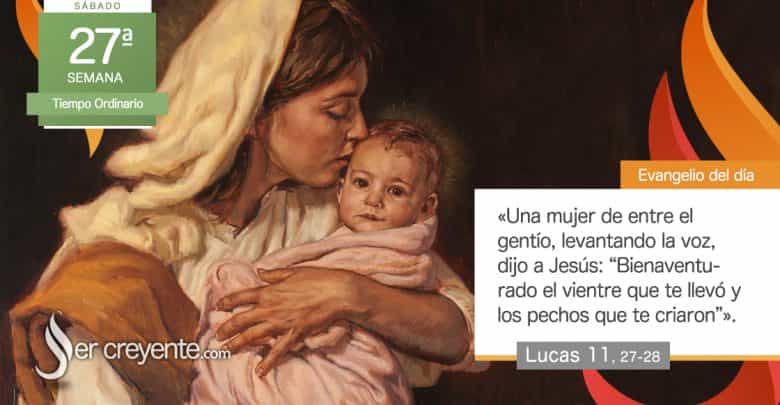 Photo of Evangelio del día 11 octubre 2025 (Bienaventurado el vientre que te llevó)