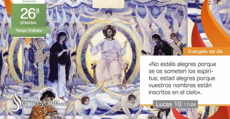 Photo of Evangelio del día 4 octubre 2025 (Vuestros nombres están inscritos en el cielo)