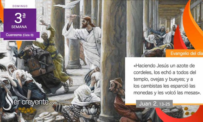 Photo of Evangelio del día 3 marzo 2024 (Jesús los echó a todos del templo)