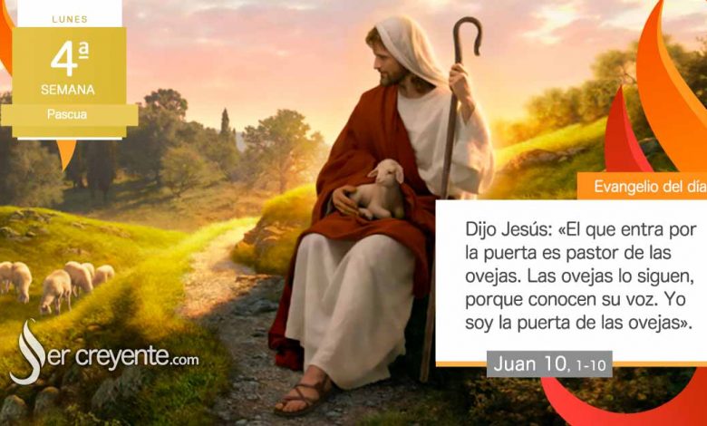 Photo of Evangelio del día 12 mayo 2025 (Yo soy la puerta de las ovejas)