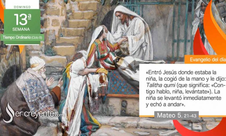 Photo of Evangelio del día 30 junio 2024 (Contigo hablo, levántate)