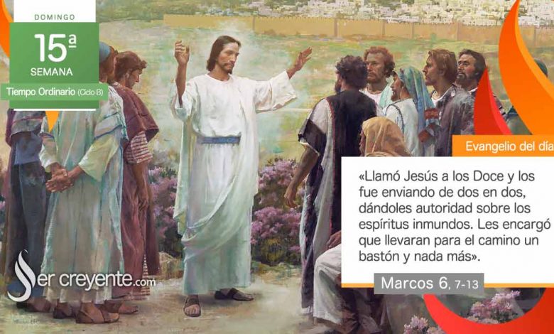 Photo of Evangelio del día 14 julio 2024 (Jesús los llamó y los envió)