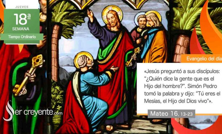 Photo of Evangelio del día 7 agosto 2025 (Y vosotros, ¿quién decís que soy yo?)