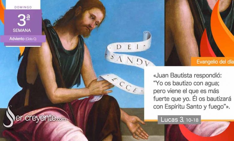 Photo of Evangelio del día 15 diciembre 2024 (Viene el que es más fuerte que yo)