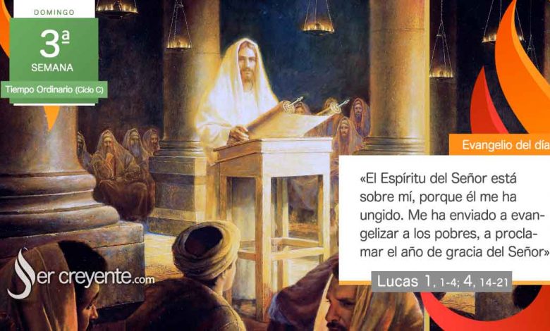 Photo of Evangelio del día 26 enero 2025 (El Espíritu del Señor está sobre mí)