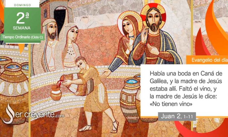 Photo of Evangelio del día 19 enero 2025 (Había una boda en Caná de Galilea)