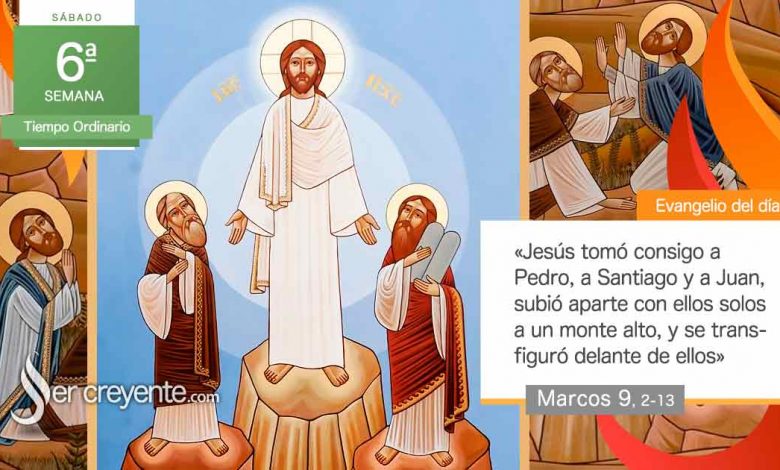 Photo of Evangelio del día 18 febrero 2023 (Se transfiguró delante de ellos)