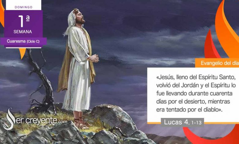 Photo of Evangelio del día 9 marzo 2025 (Jesús fue tentado por el diablo)