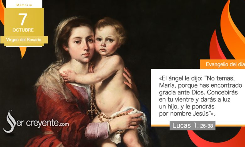 Photo of Evangelio del día 7 octubre 2025 (Ntra. Sra. Virgen del Rosario)